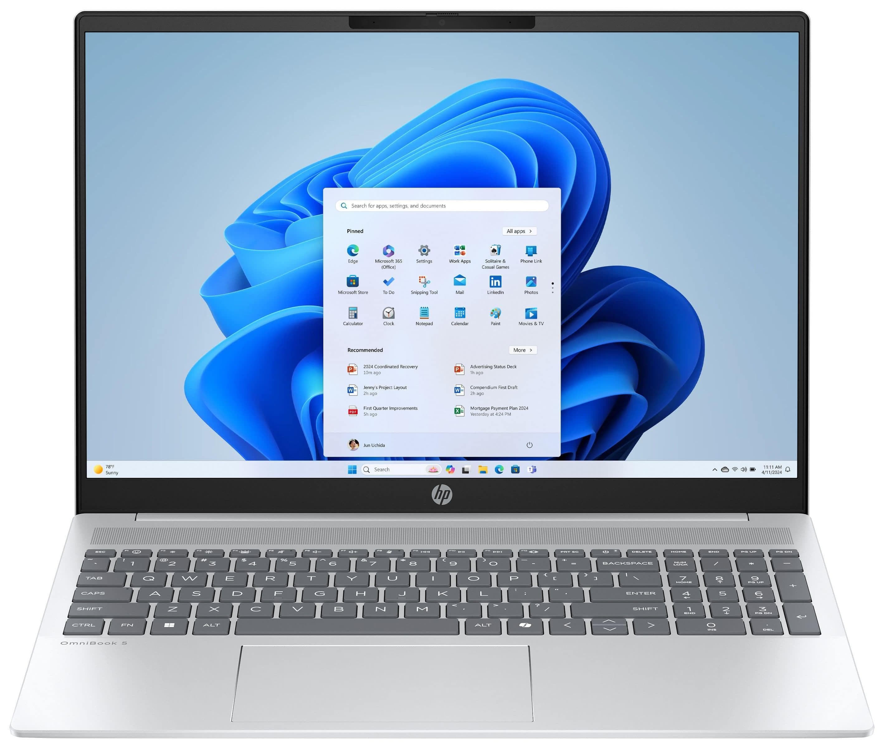 HP OmniBook 5 16-AF1055 16GB LPDDR5X 1TB PCIe 16 inch Windows 11