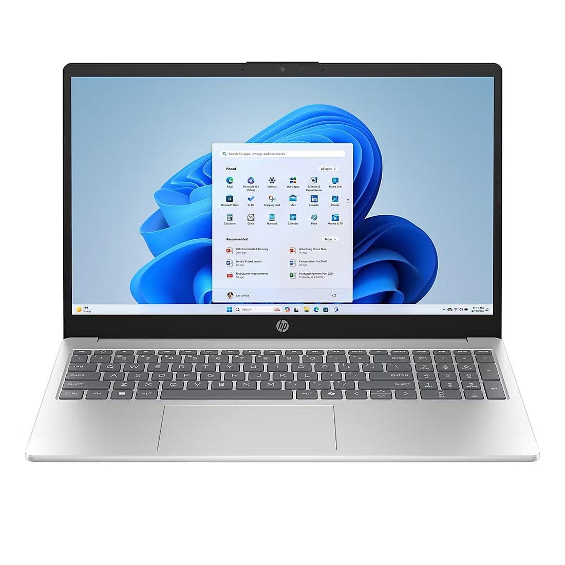 HP 15-fd2747nr AI Notebook PC 16GB RAM 512GB PCIe 15.6 inch Windows 11 Home