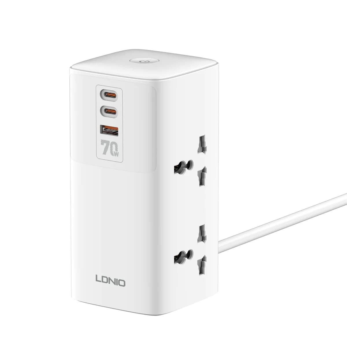 LDNIO SC4383 70W Multifunctional Universal Desktop Power Adapter 5