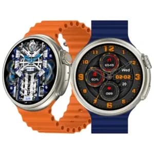 Z78 Ultra Round Smart Watch 2.0 Inch BT Call Series 8 Waterproof Blue 2