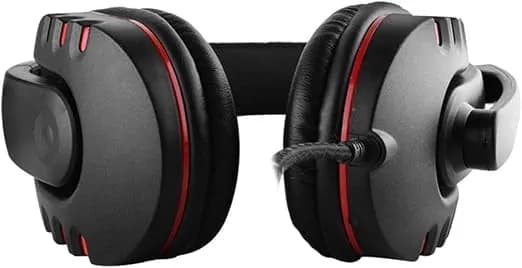 Royalmars Tucci A5 Fighter Super Bass Stereo Wired Gaming Headphones with Mic, Over-Ear, Black 4