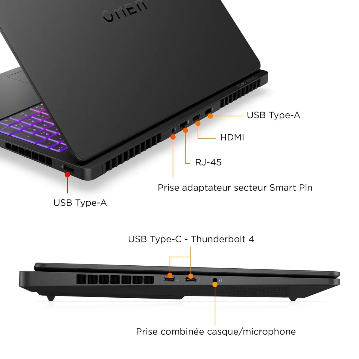 Hp Omen Max 16-Ah0043dx Gaming Laptop intel Core Ultra 9 275hx 32gb Ddr5 Ram 2TB Nvme M.2 Ssd 16 Inch Win 11 Home 5