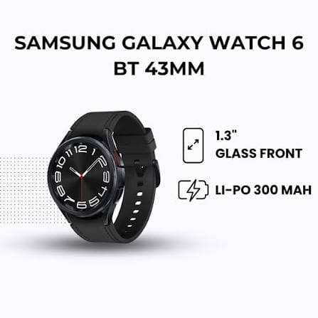 Samsung Galaxy Watch6 Classic 43mm Bluetooth Smartwatch with Super AMOLED Display, Sapphire Crystal Glass 2
