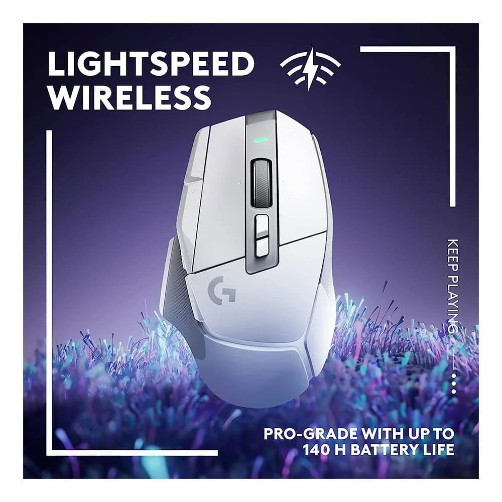 Logitech G502 X Plus-lightspeed Wireless Rgb Gaming Mouse - White & Grey 2