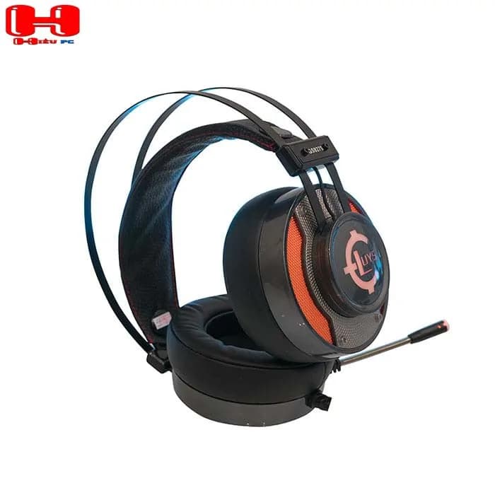 Luys 927 E-sports Gaming Headset 7.1 Stereo Surround - Black & Red 5