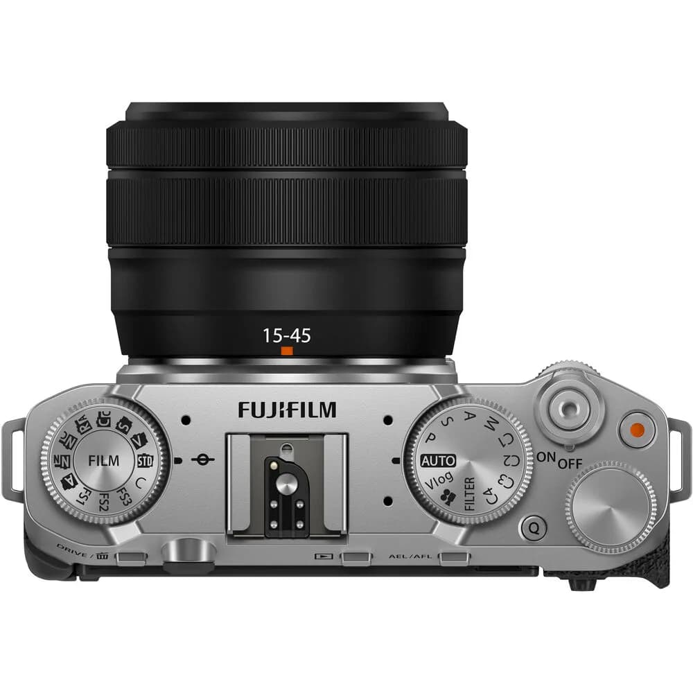 Fujifilm X-M5 Mirrorless Digital Camera XC15-45mm Lens Kit Silver 5
