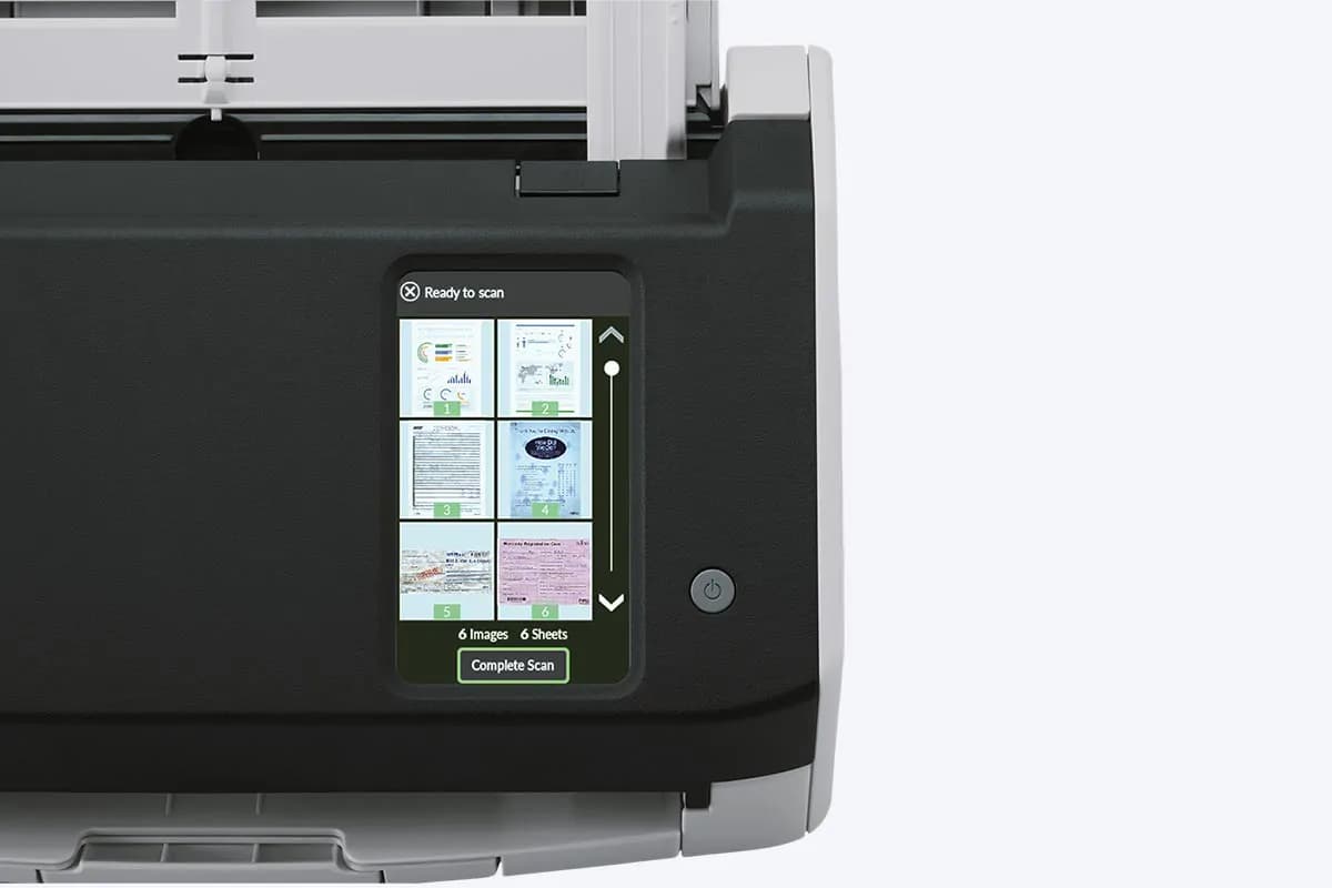Ricoh FI 8040 A4 Document Scanner 40 ppm Usb Lan Touch Panel 4