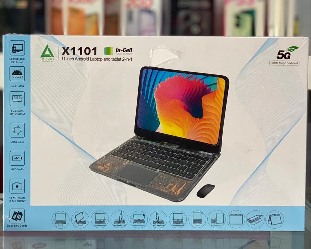 TRIFONE X1101 11 Inch 8gb Ram 512gb Rom Sim Enable Android 14 2