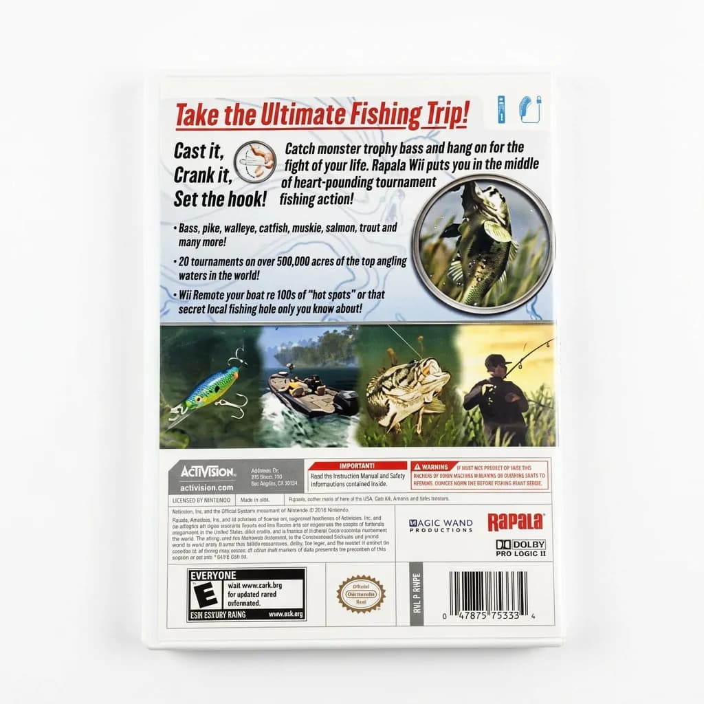Nintendo Wii Rapala Tournament Fishing – Nintendo Wii 3