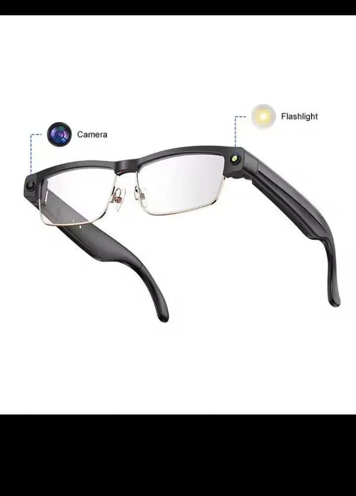 Smart Glass Camera Eye Glass – With LED Lamp + Bluetooth Speaker Model W-600 2