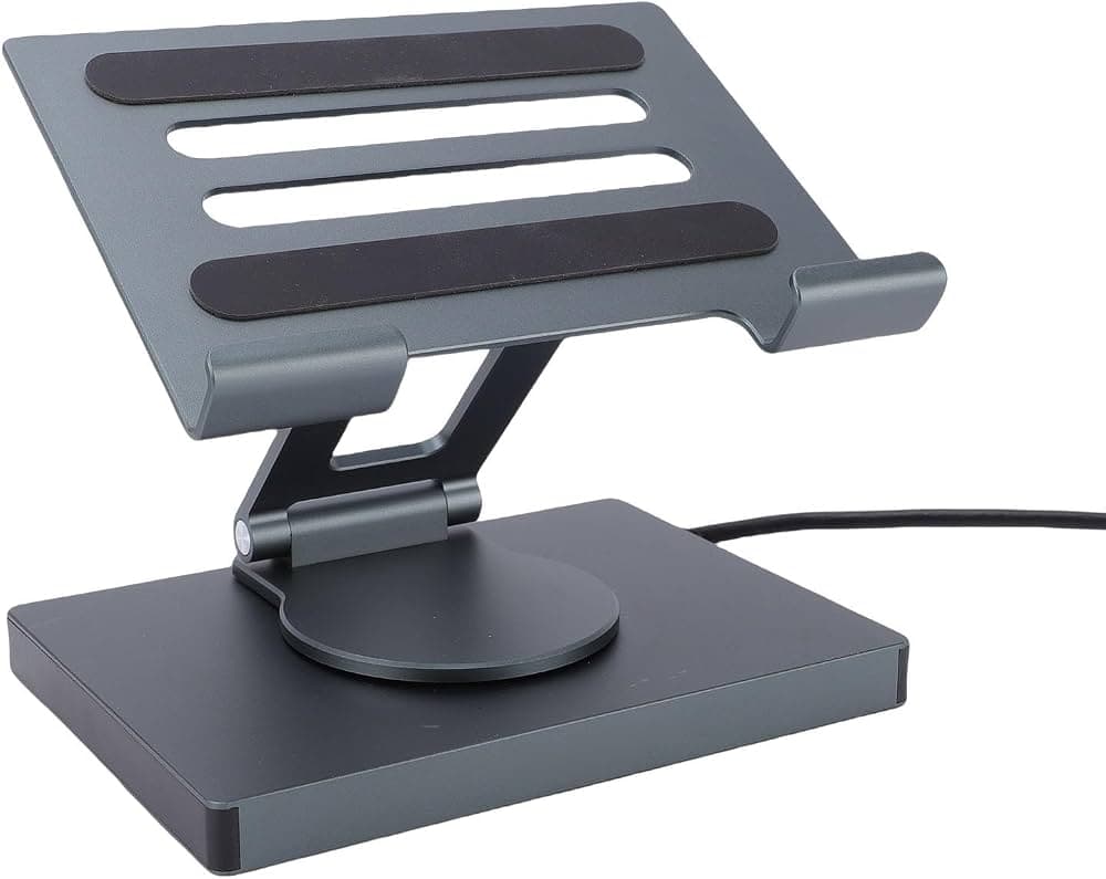 7-in-1 Aluminum Alloy Tablet Stand Docking Station 2