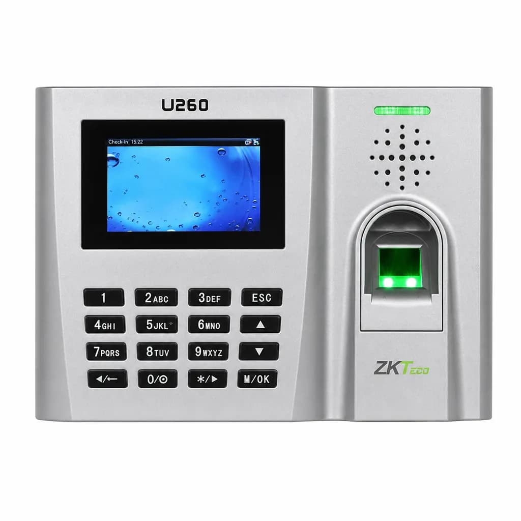 ZKTeco U260 Biometric Fingerprint Access Control & Attendance Time Clock + IC Card