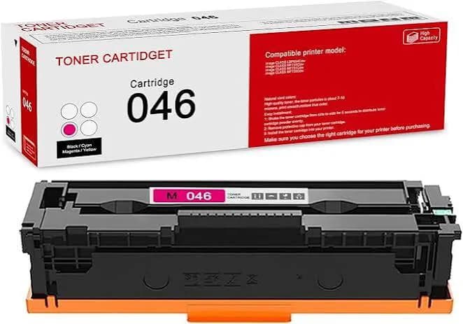 Canon 046 Toner Cartridges Black Cyan Yellow and Magenta 4