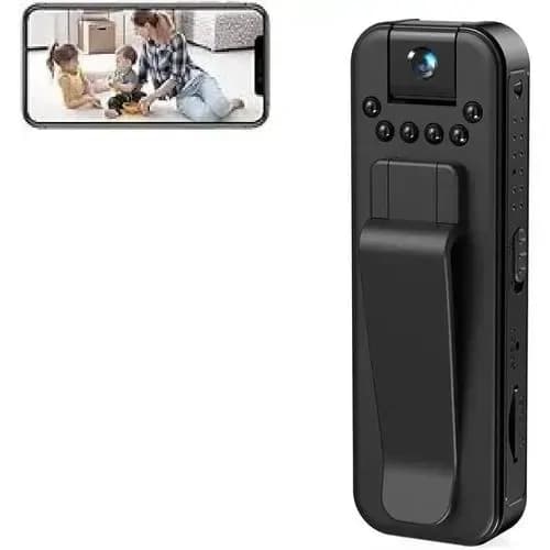 Mini Body Camera With Audio Recording, 180° Rotation Lens