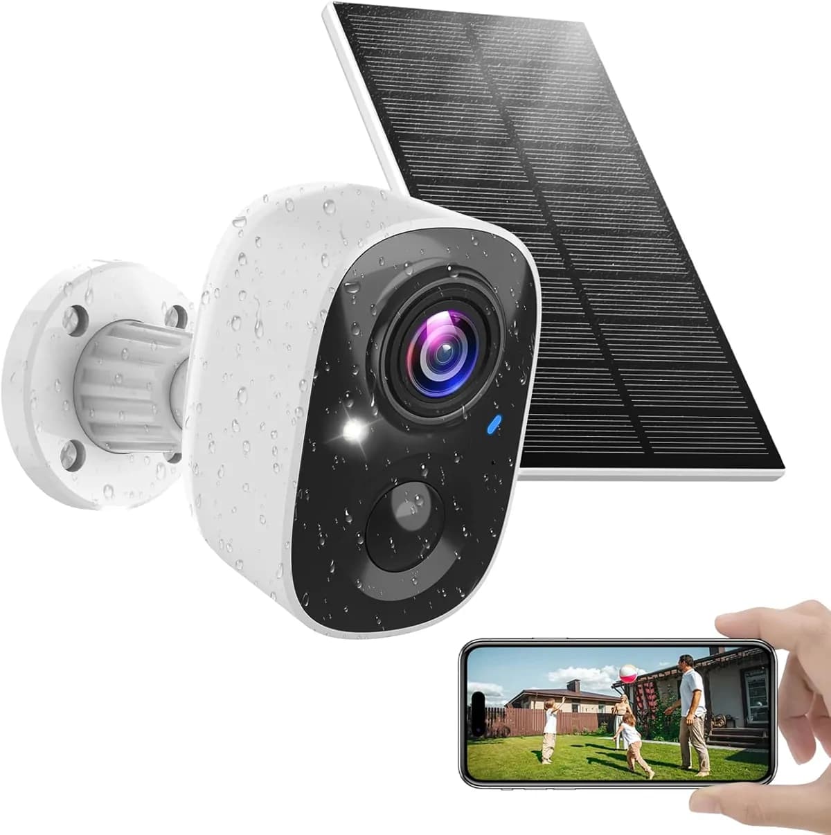 Wireless MS-T Wireless Cctv Camera Solar Wi-fi Hd 1080p Ip