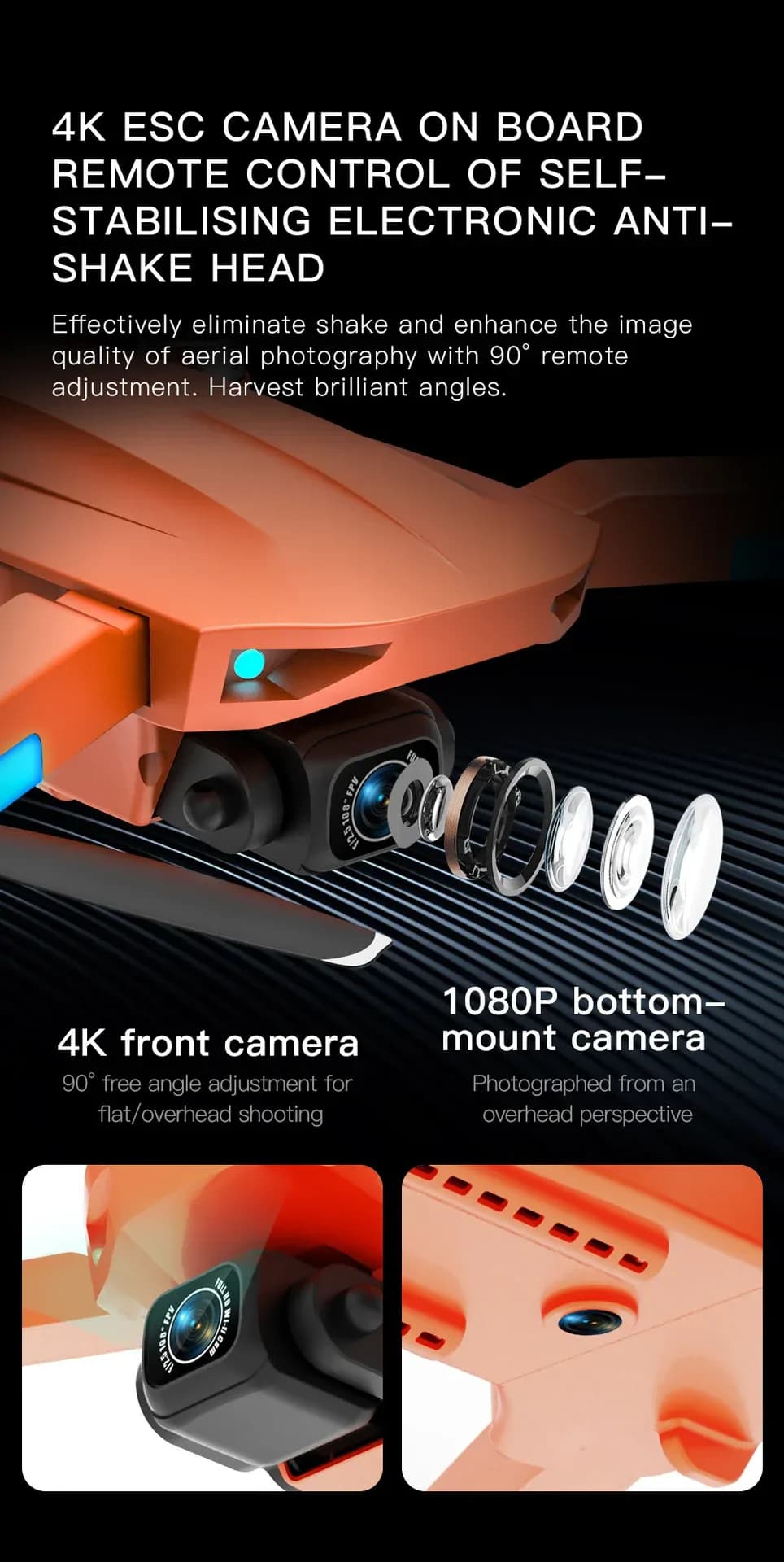 Tramigo L700 Pro GPS FPV 4K Dual HD Camera Drone 5
