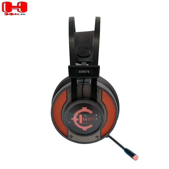 Luys 927 E-sports Gaming Headset 7.1 Stereo Surround - Black & Red 3