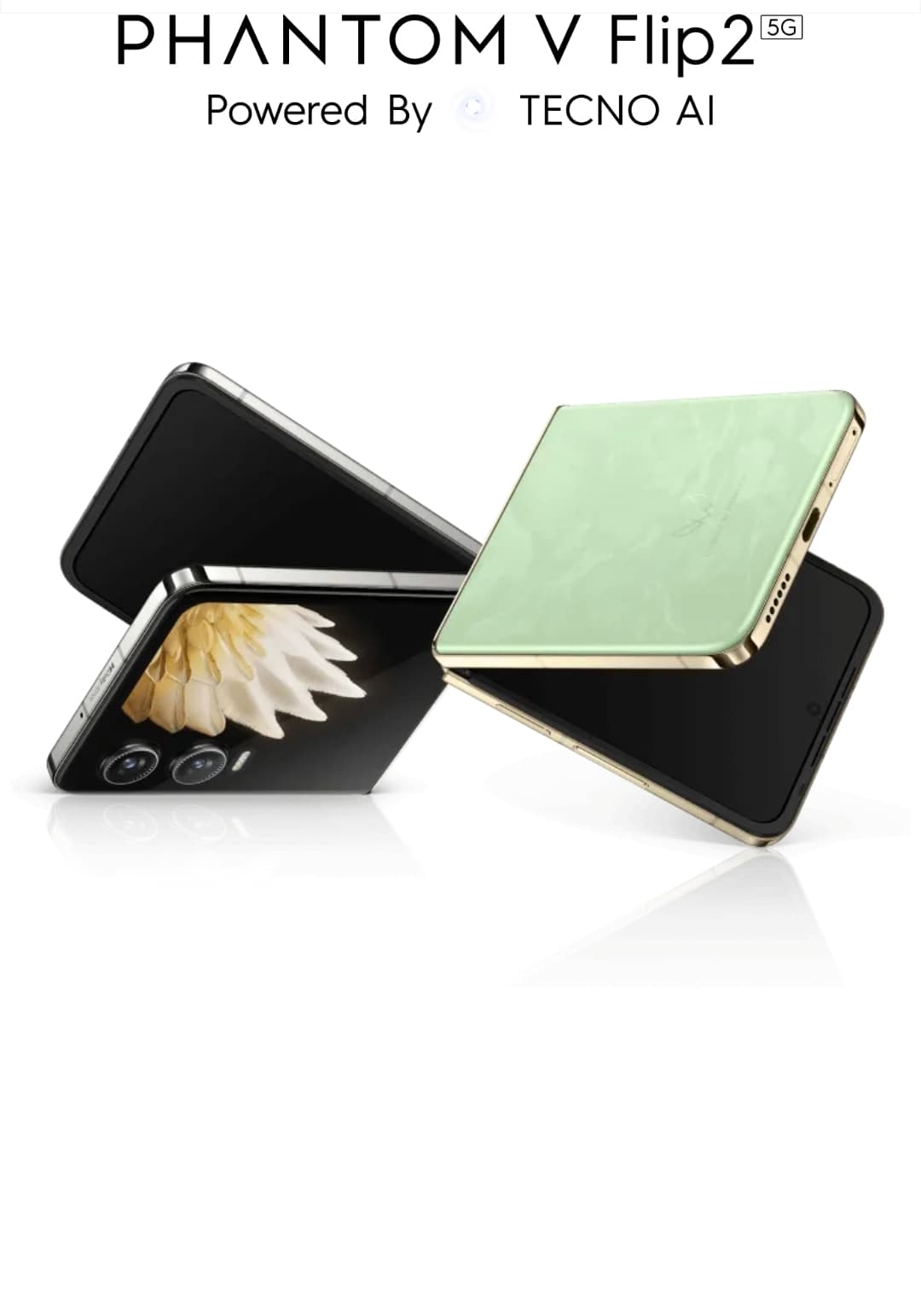 Tecno Phantom V Flip 2 AE11 8GB 256GB 6.9" 4720MAH Android 14 3