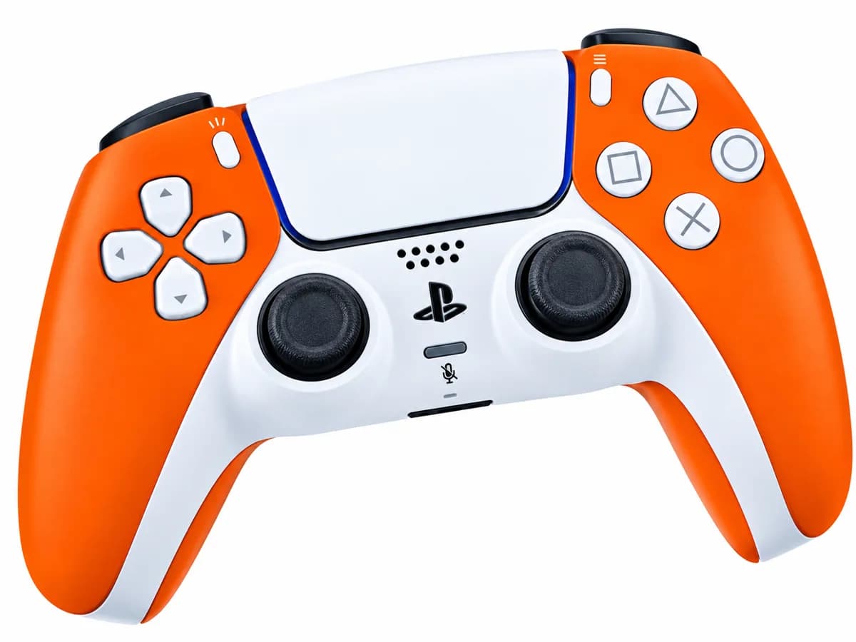 PS4 Playx Wireless Controller Compatible With PS5 Orange 2