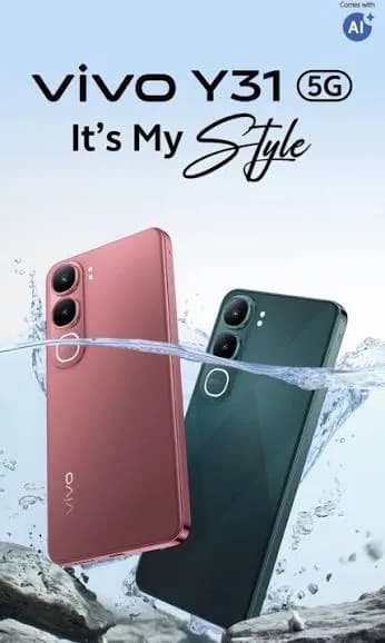Vivo Y31 5G 8gb Ram 256gb Ram 6.7 inch Dual Sim 6500mAh Andriod 15 3