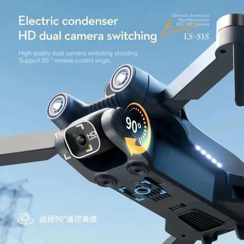 S1S Drone 4K Professional HD Dual Camera Foldable Quadcopter 4