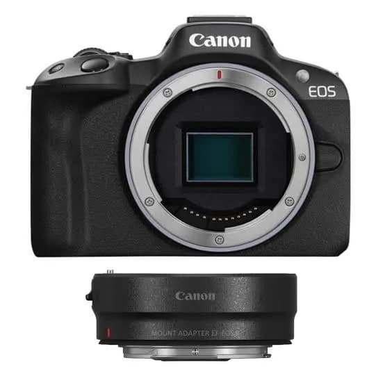 Canon EOS R50 Mirrorless Camera RF-S 18-45mm Lens Kit 2