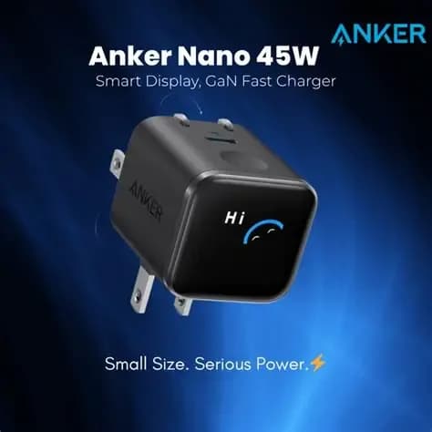 Anker  Nano 45w Smart Display Usb-c Charger 2