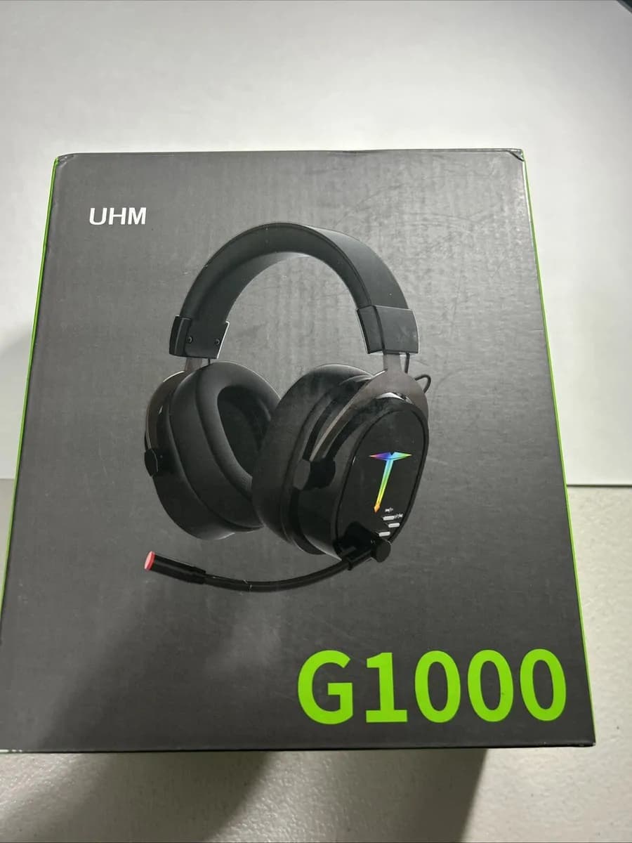UHM G1000 2.4g Wireless Gaming Headset For Pc Ps4 Ps5 Phoneheadphone With Surround Mic 2