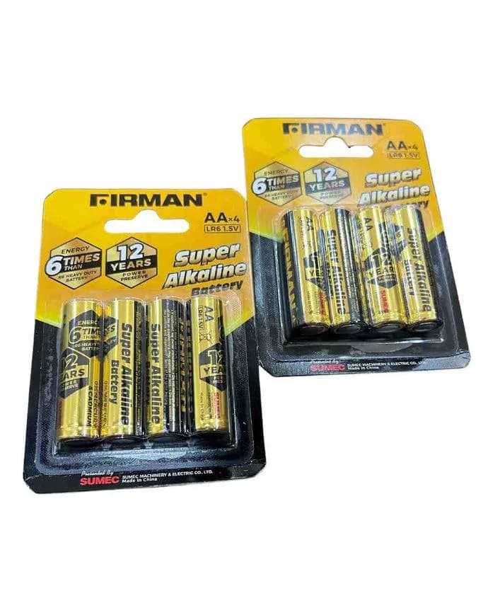 Firman Super AA 1.5V Alkaline Batteries 2