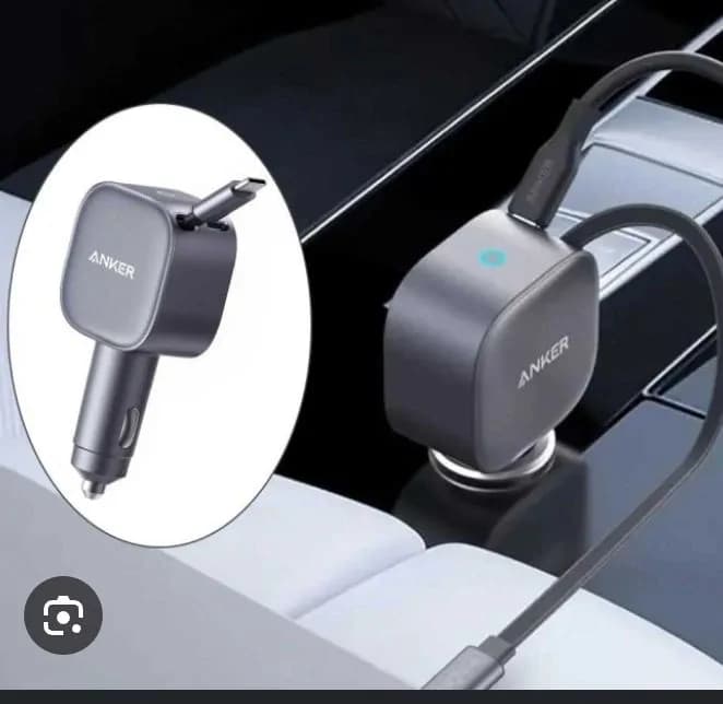 Anker Nano Usb-c Car Charger, 75w Max Fast Charging With Built-in Retractable Cable 2
