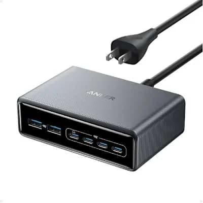 Anker Prime Charger - 200w 6-port Gan Charging (usb-c & Usb-a) 2