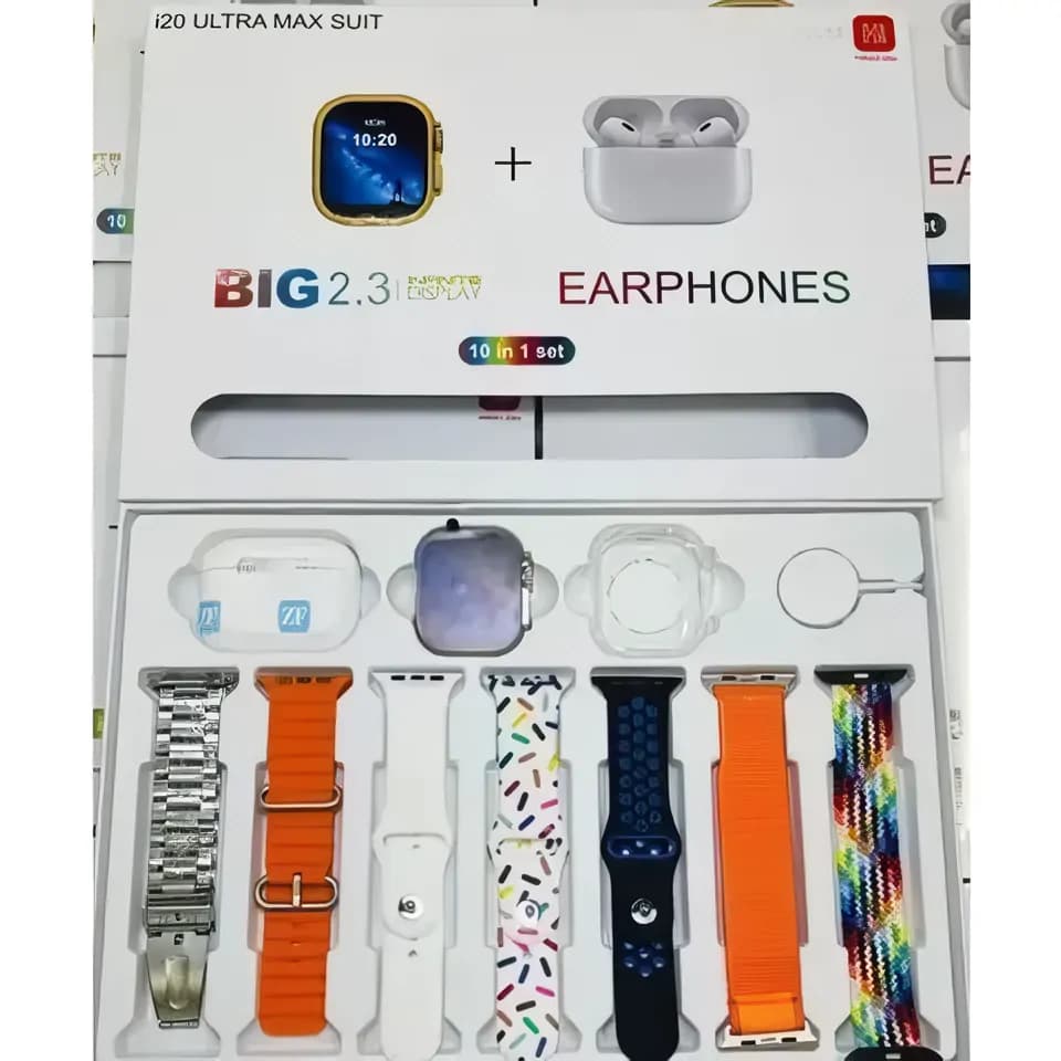 Ultra 8 Smart Watch With 7in1 Straps 3