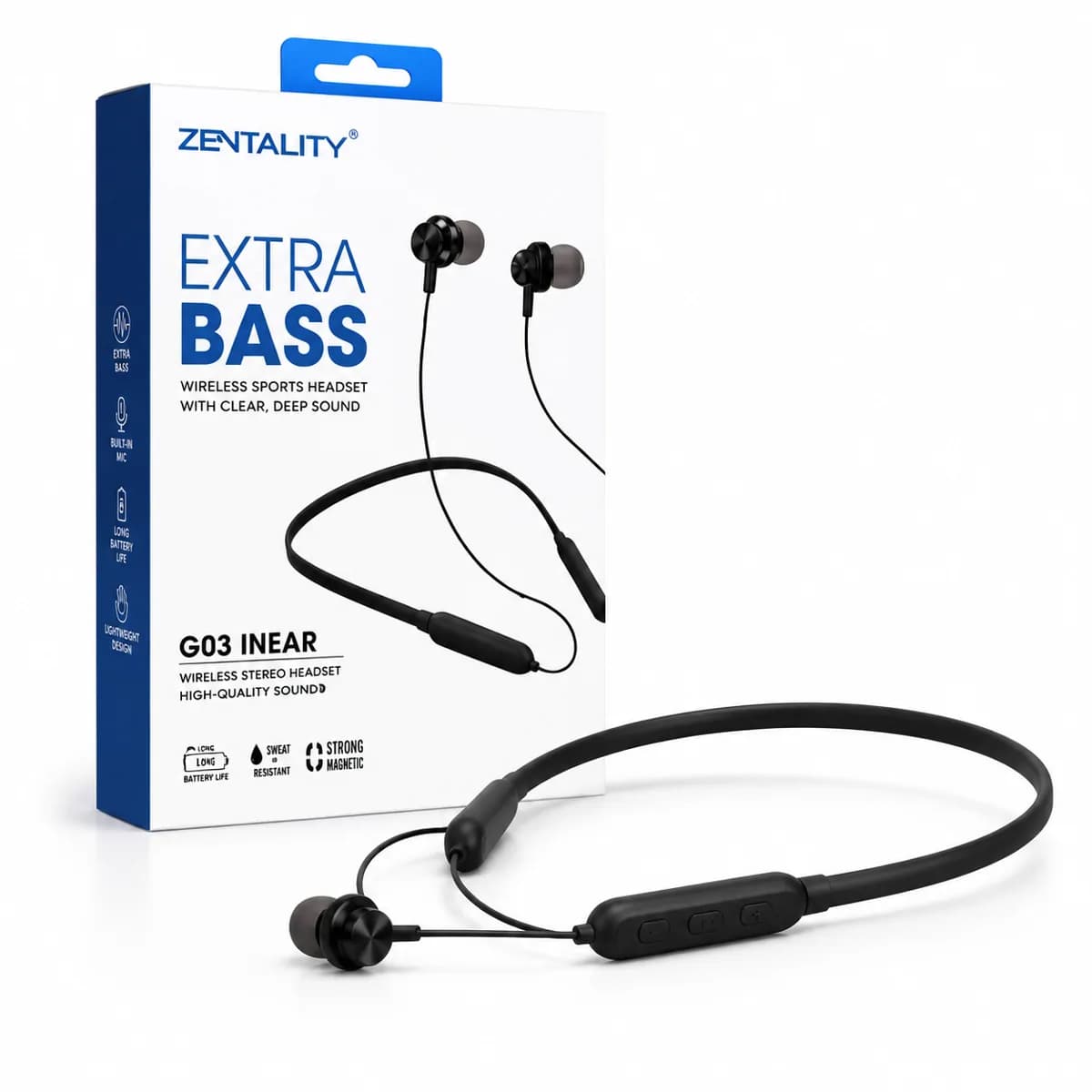 ZENTALITY GO3 Bluetooth Neckband