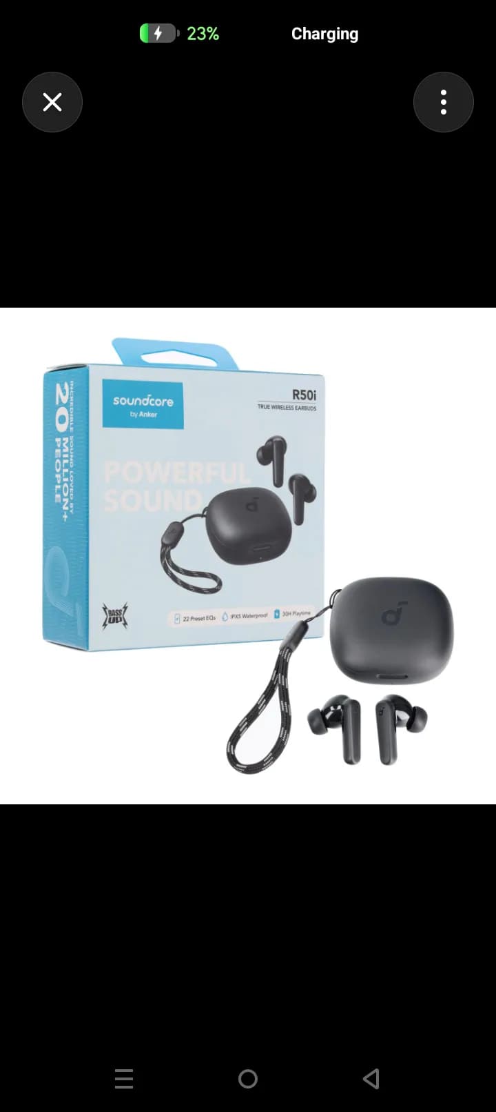 Anker Soundcore R50i True Wireless In-Ear Earbuds – IPX5 Water Resistant, Black 4