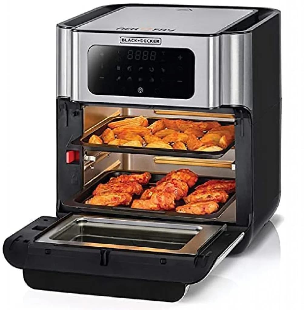 BLACK+DECKER AOF100-B5 12L Air Fryer Oven 1500W 3