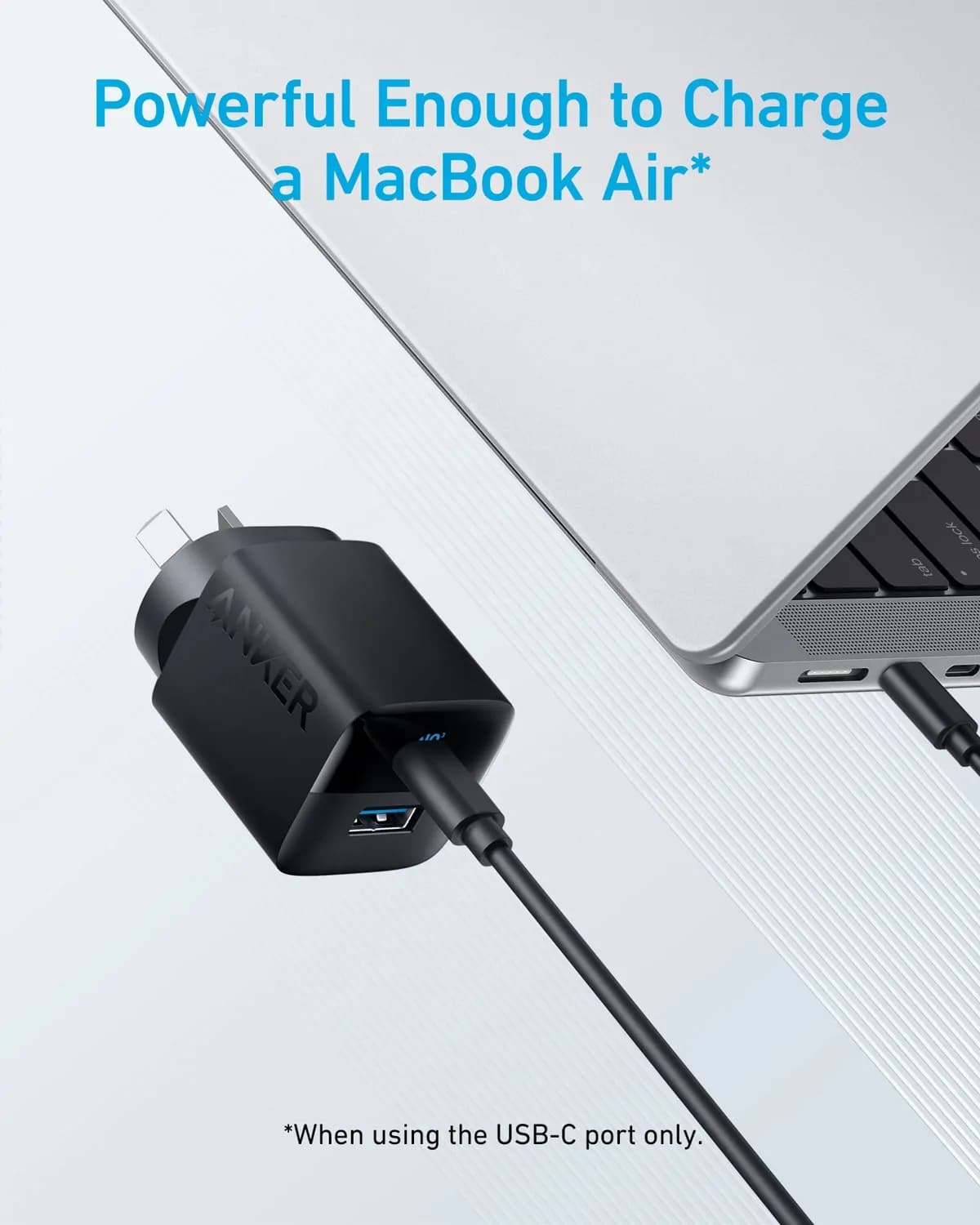 Anker 323 Charger - Black - 33w 2