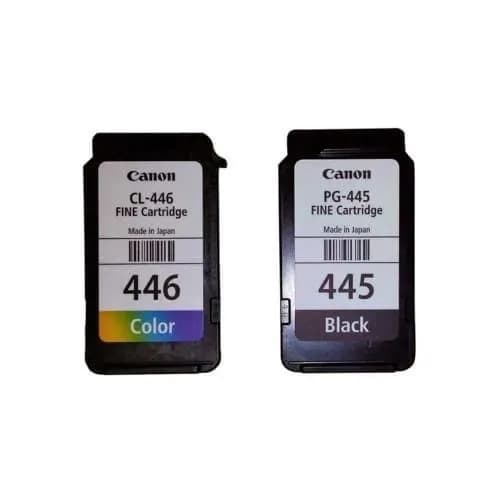 445 Black and 446 Tri Colour Ink Cartridges for Canon Printer 5