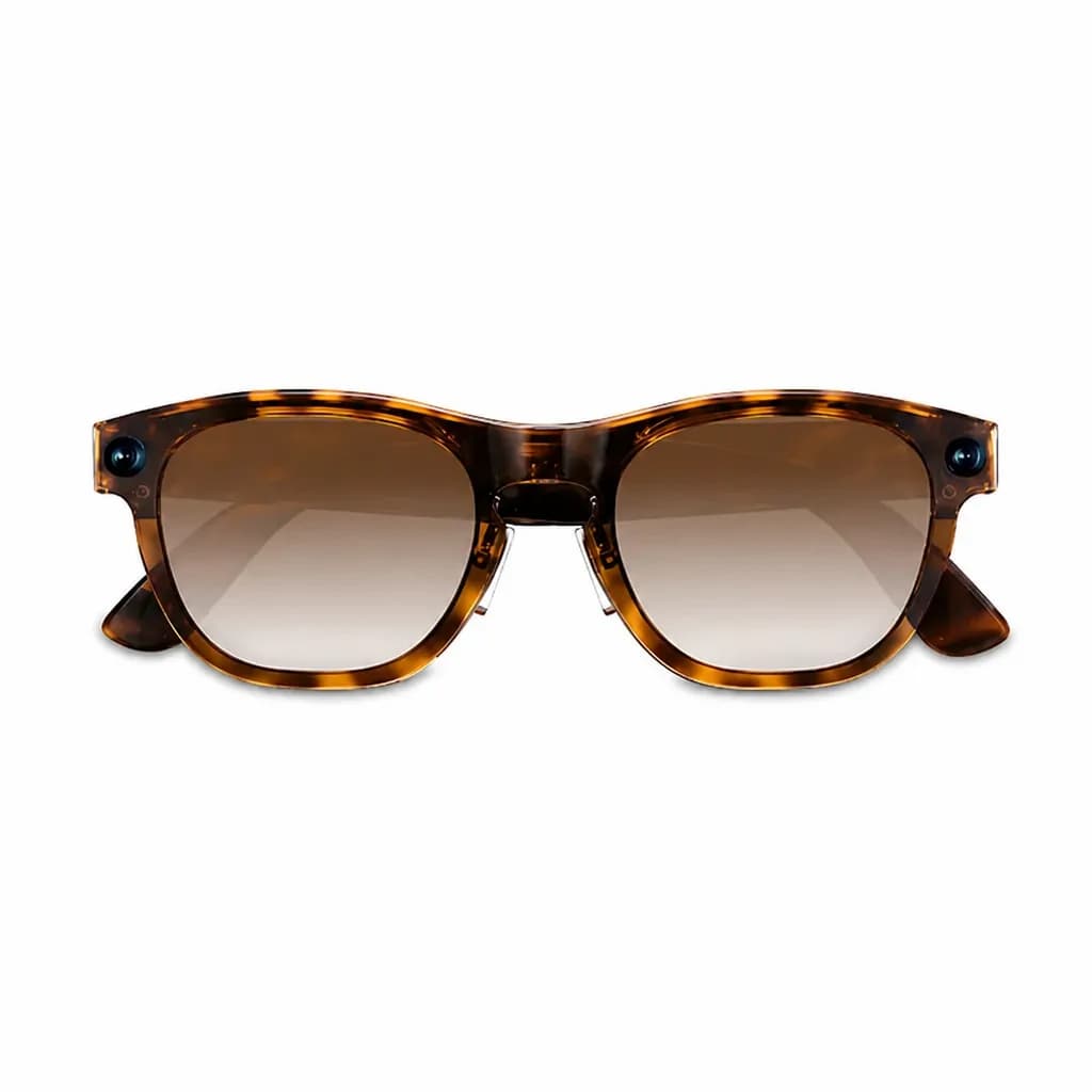 V6s tortoiseshell smart glasses