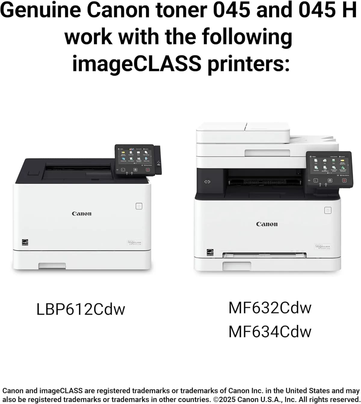 Canon Toner Cartridges - 045 - CMYK Set 5