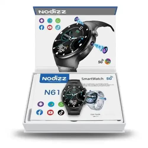 Nodizz N61 6GB/64GB 5g Sim Card Enabled Standalone Smart Watch - Silver 2
