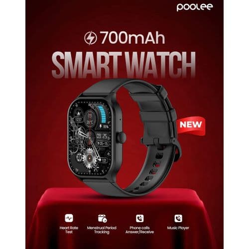 Poolee smart watch 2 HD screen 2.04" IP68 7000mAh black 3