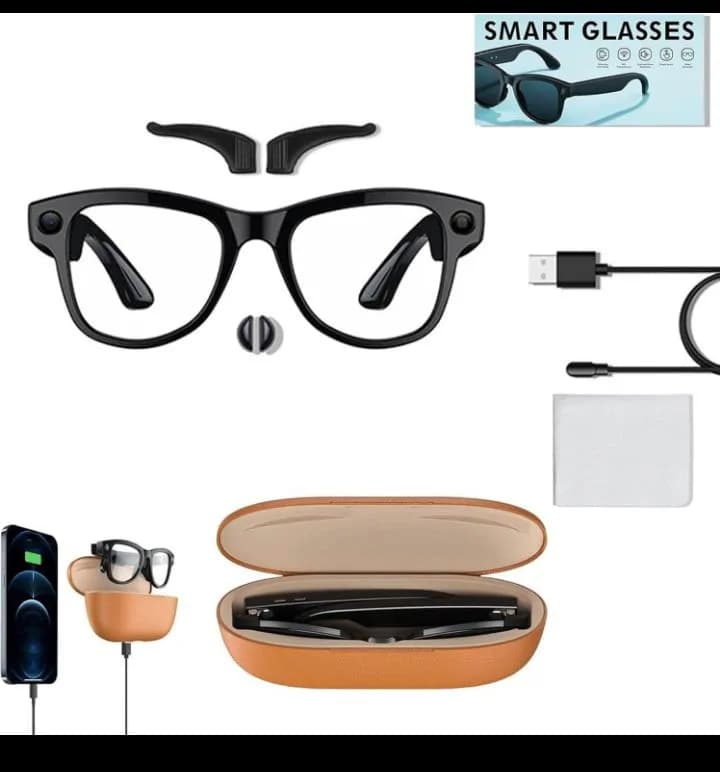 G2 Smart Sunglasses 4K Video Camera AI Photo Translation Glass ENC BT Call Music With 3 Lens – 800W 3