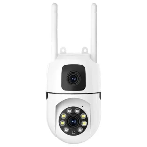 Wifi  CCTV Camera  2 Lens 2 Screens Ptz