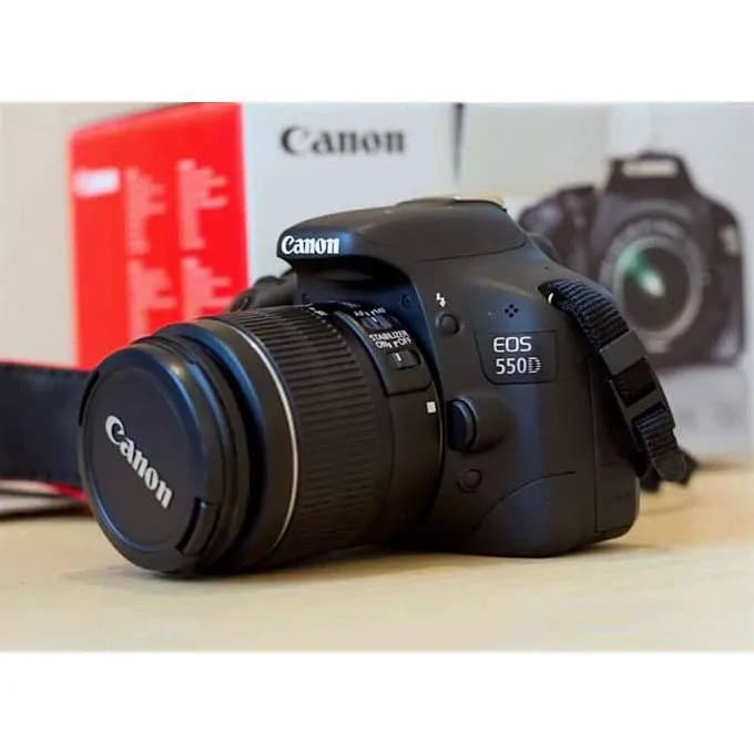 Canon Ink Cart Eos 550d Dslr Camera +18 - 55mm & 75-300mm Lens 3