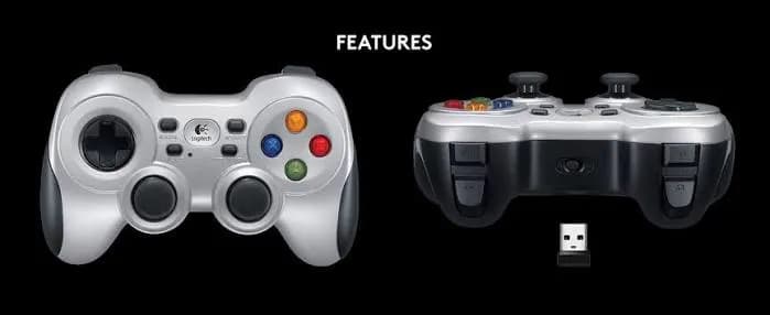 Logitech Wireless Gamepad F710 + Cooling Pad 3