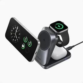 Anker Prime Foldable Magsafe Charger, 25w Qi2.2  3-in-1 3