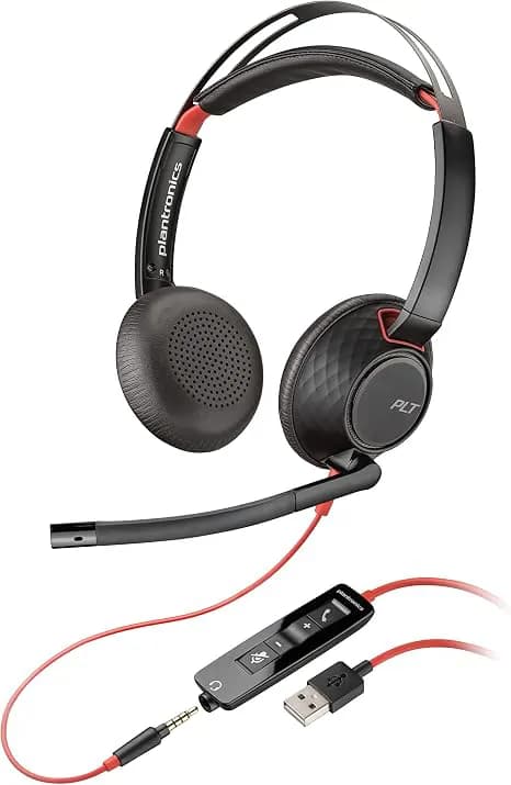 Planatronics - 5220 Black Wire Headphone Series