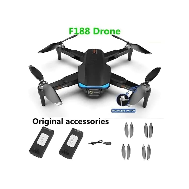 F188 Pro GPS 5G WiFi Dual Camera 4K HD Drone 4