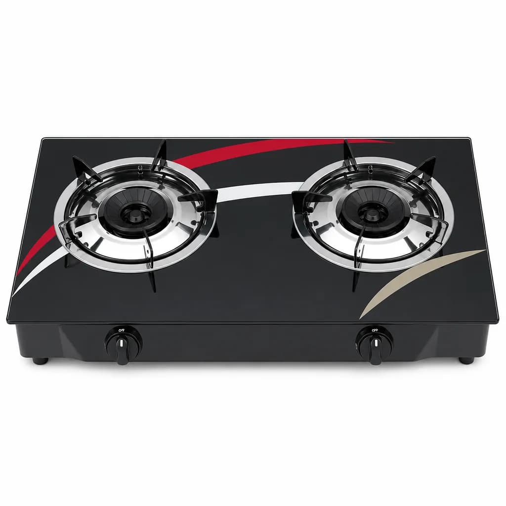 Binatone Table Top Glass Finish Gas Cooker Ggc-002