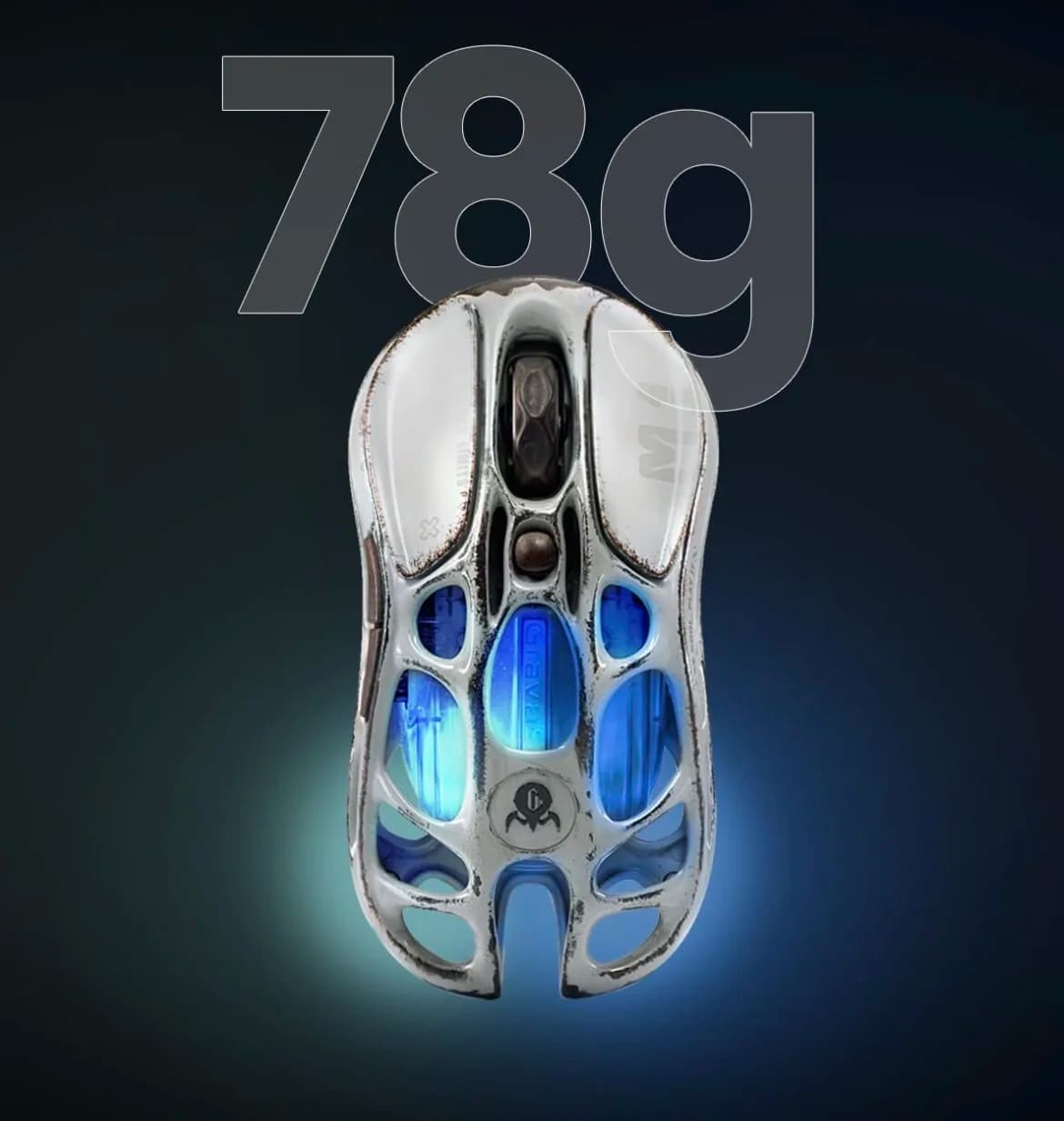 Mecury Gaming Mouse - Silver 2